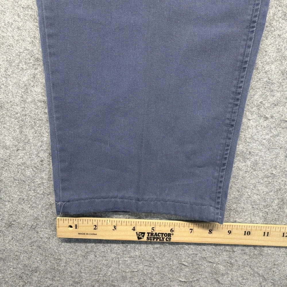 Vintage Polo Ralph Lauren Double Pleated Pants Blue 30x28 Made in USA